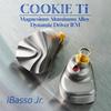 iBasso Cookie Ti Dynamic Titanium Alloy 10mm Dual Magnetic Circuit Earphones Alloy Diaphragm Dual Magnetic Circuit Cable Included Detachable Cable