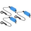 3PCS 5mm Hole Bite Indicator Alerter Iron Fishing Alarm Hanger Fishing Alarm Chain  Outdoor Use
