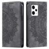 for Xiaomi Redmi Note 12 Pro+ 5G,12 Pro 5G,POCO X5 5G Mandala Embossed PU Leather Flip Wallet Case Magnetic Closure Cover