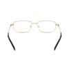 Metal Square Frame Reading Glasses Anti Blue Light High Definition Vintage Presbyopia Eyewear 0 To +4 0 Far Sight