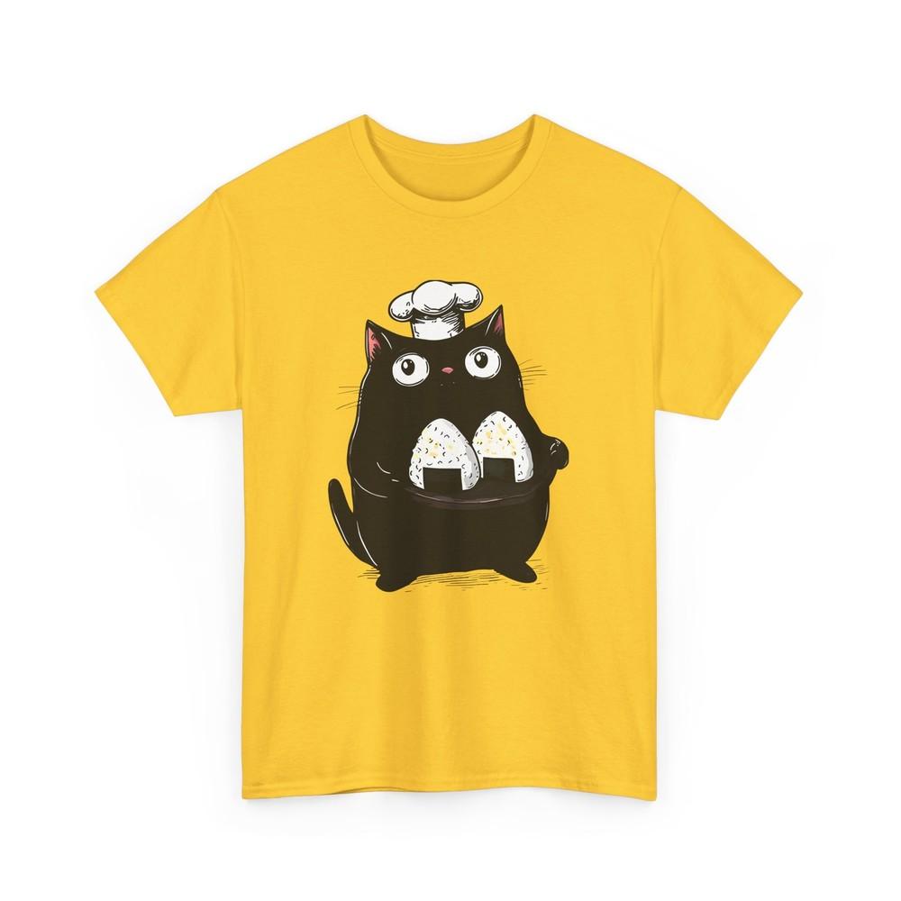 

Chef Cat Vintage Japanese Style T-Shirt Tee Top Shirt Gift for Cook Foodie Unisex T-Shirt XXL