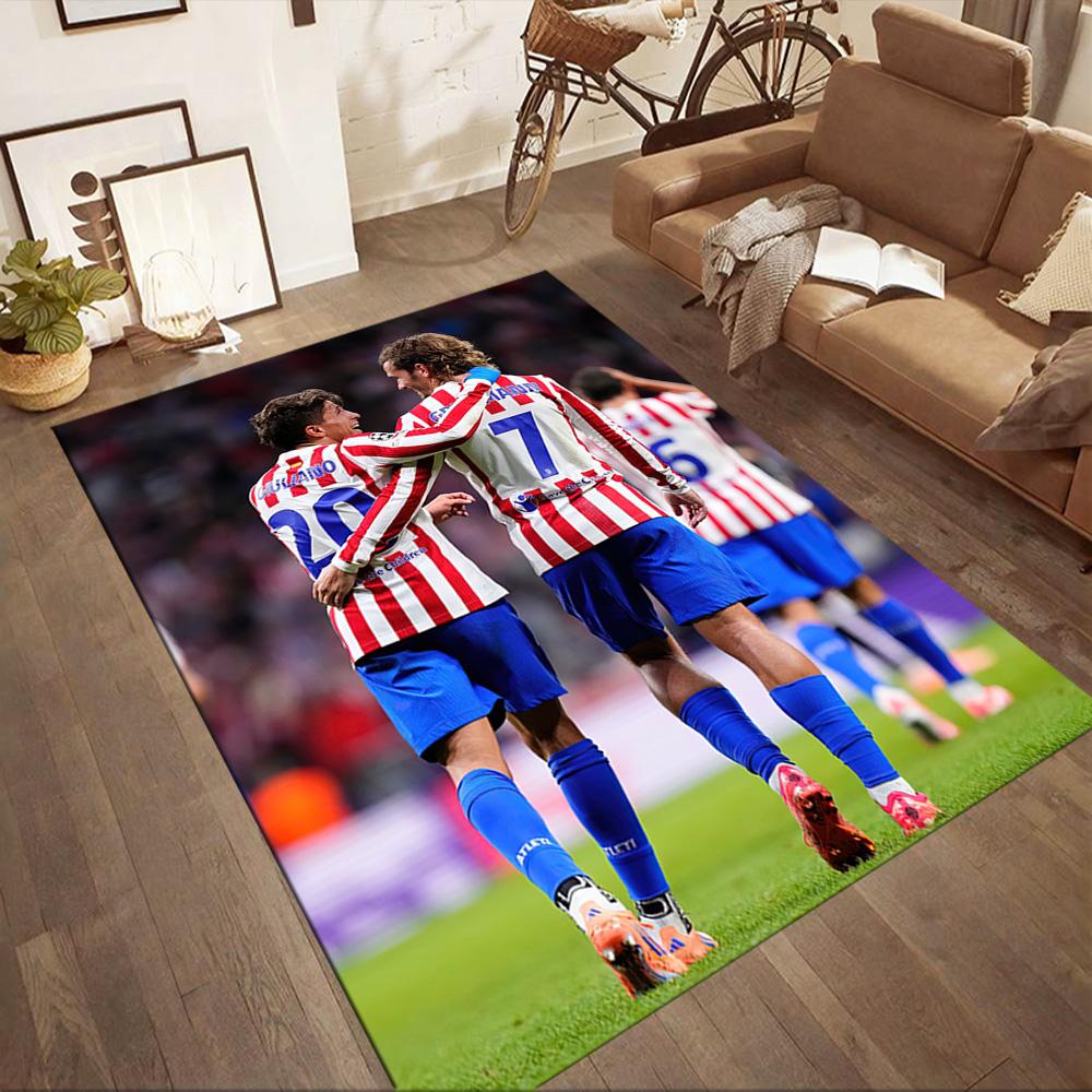 Atletico Madrid Carpet Perfect For Bedrooms Game Room Study Room Outdoor Antislip Carpet Office Home Decor