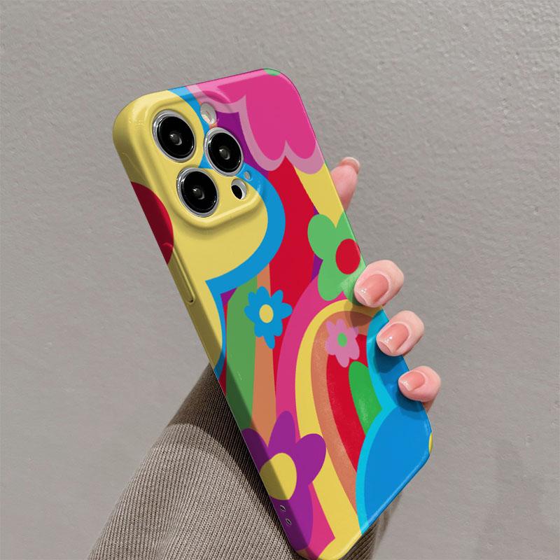 Colorful Floral Phone Case for Oppo Realme C75 C63 C65 C67 C53 C55 C35 C33 C20 C21Y C30S 9 9i 8 8i Pro Plus 4G 5G Hard PC Cover