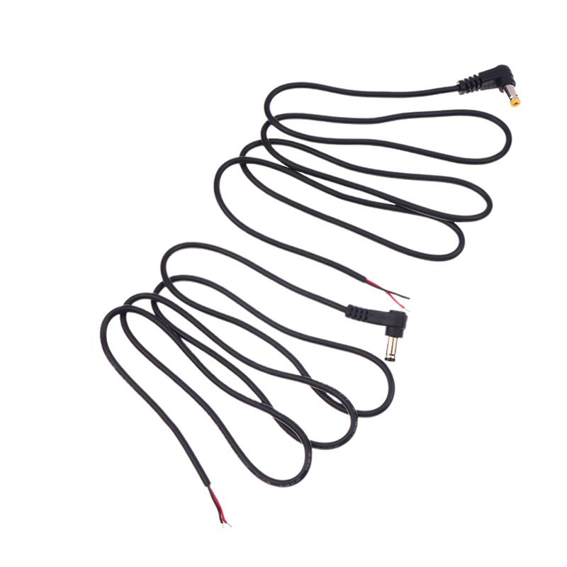 5,5 x 2,1 mm/2,5 mm rechtwinkliges DC-Stromkabel DC-Stecker Stromanschluss Steckeranschluss Verlängerungsleitung