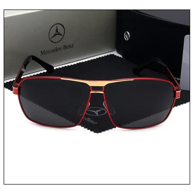 Car Sticker Car High-End Fashion Polarized Sunglasses Anti Glare Goggles Mercedes Benz A C E V S Class Sprinter Vito GLA GLC GLK