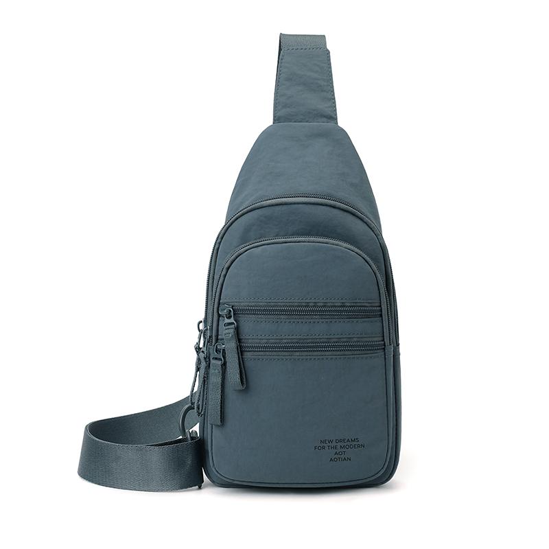 Men's Chest Bag Outdoor Commuter Multi-Layer Crossbody Bag