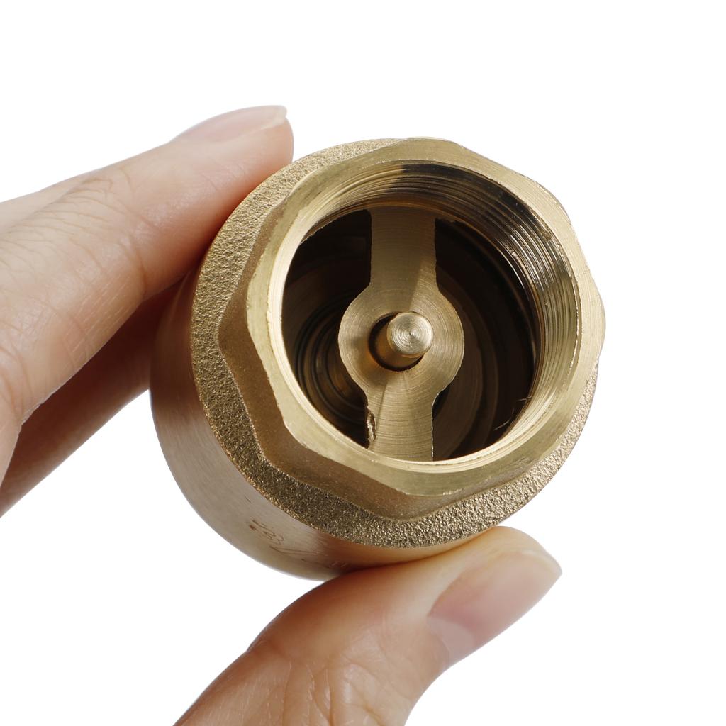 Brass Check Valve G3/4" M To F Thread Non-Return Backflow Prevention
