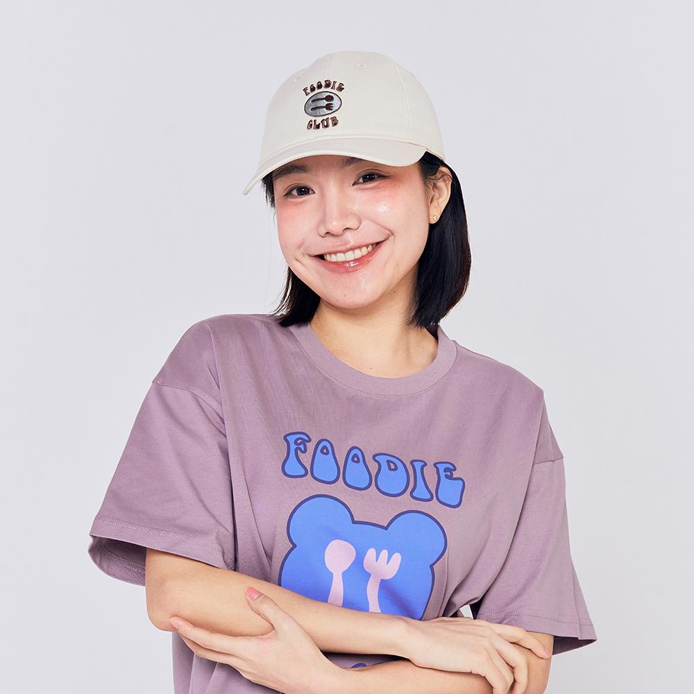 Beuleonchibeuladeo Brunch Brother Ball Cap Foodie Club Light Beige