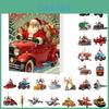 Christmas Countdown Blind Box With Santa Claus Acrylic Hangings For Holiday Decor And Gift Giving