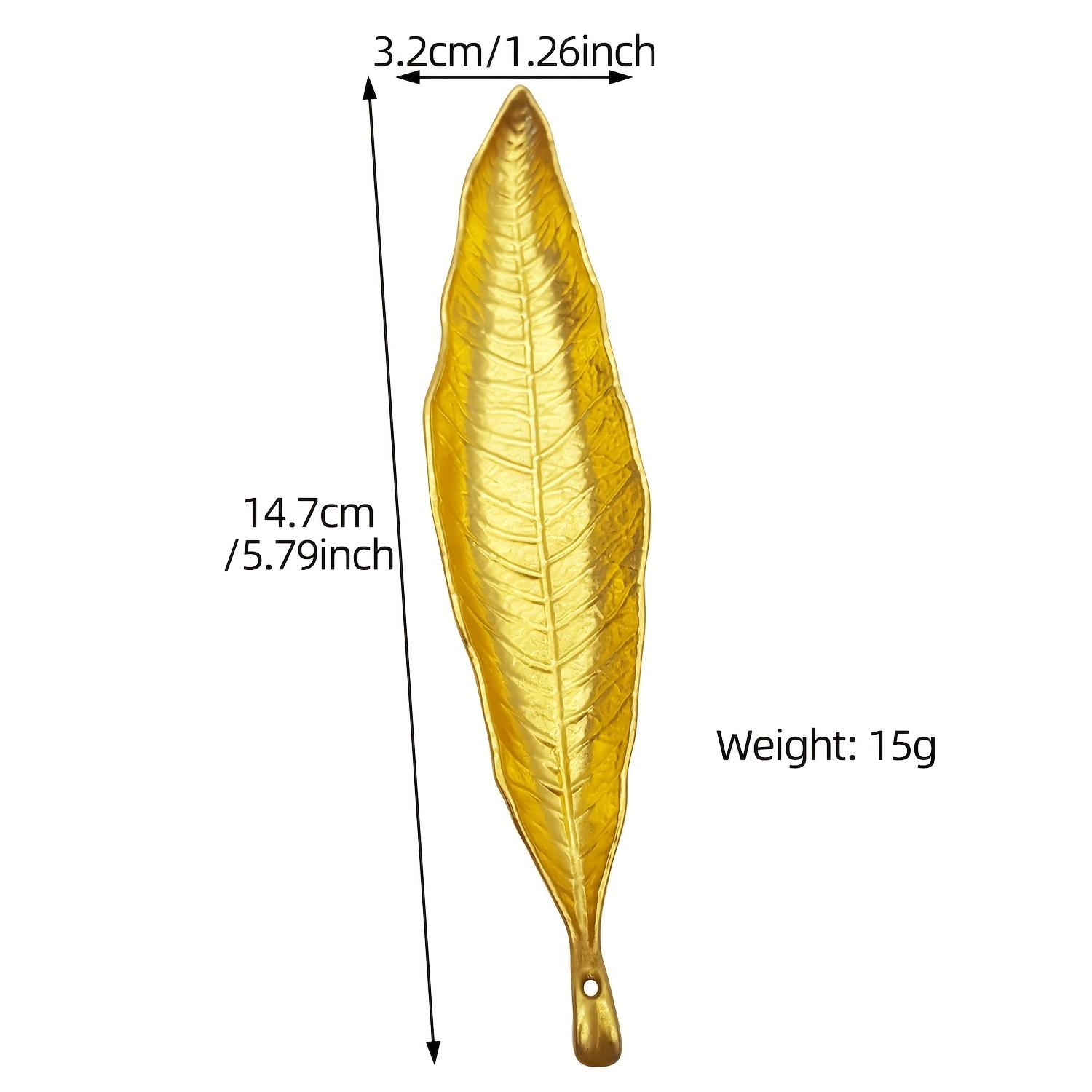 

Leaf Incense Socket, Insert Incense Rack,creative aromatherapy decoration, Home indoor incense burner decoration, suitable for meditation, yoga золотой