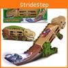 Dinosaur Transforming Toy Car Set For Kids Age Zero To Six With Inertia Drive And Track Storage