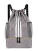 Multi-Sport Backpack: Badminton Racket, Basketball, Sneakers, Football, Swimming Gear, Drawstring, Large Capacity