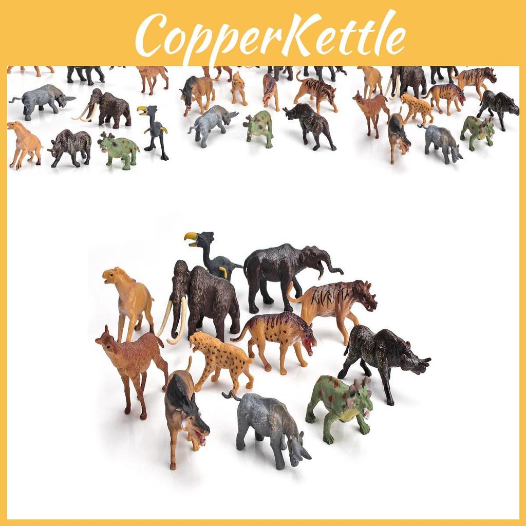 12 Piece Miniature Forest Animal Model Collection Realistic Prehistoric Toys For Kids