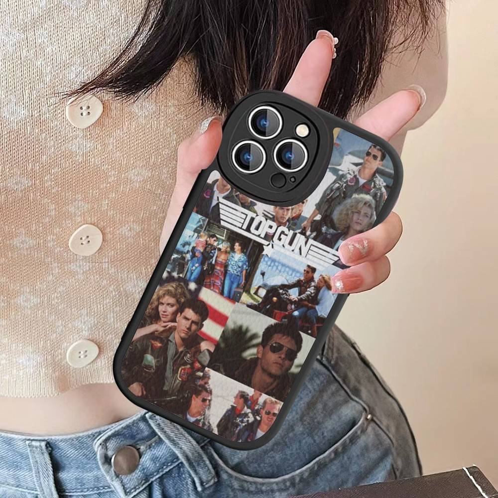 Action Film T-Top G-Gun Phone Case For IPhone 16 15 14 13 12 11 Pro Max Plus Leather Cover