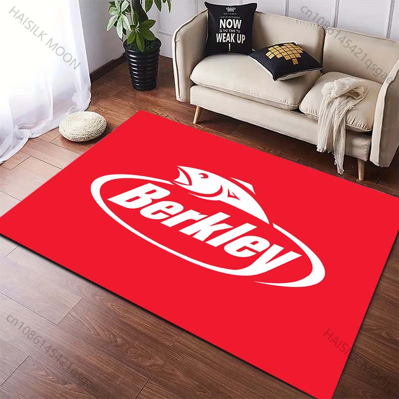 

6 Style Fishing Enthusiasts B-Berkley Pattern Carpet for Living Room Bedroom Sofa Home Decor Non-slip Floor Mat Large Size 40cm x 60cm