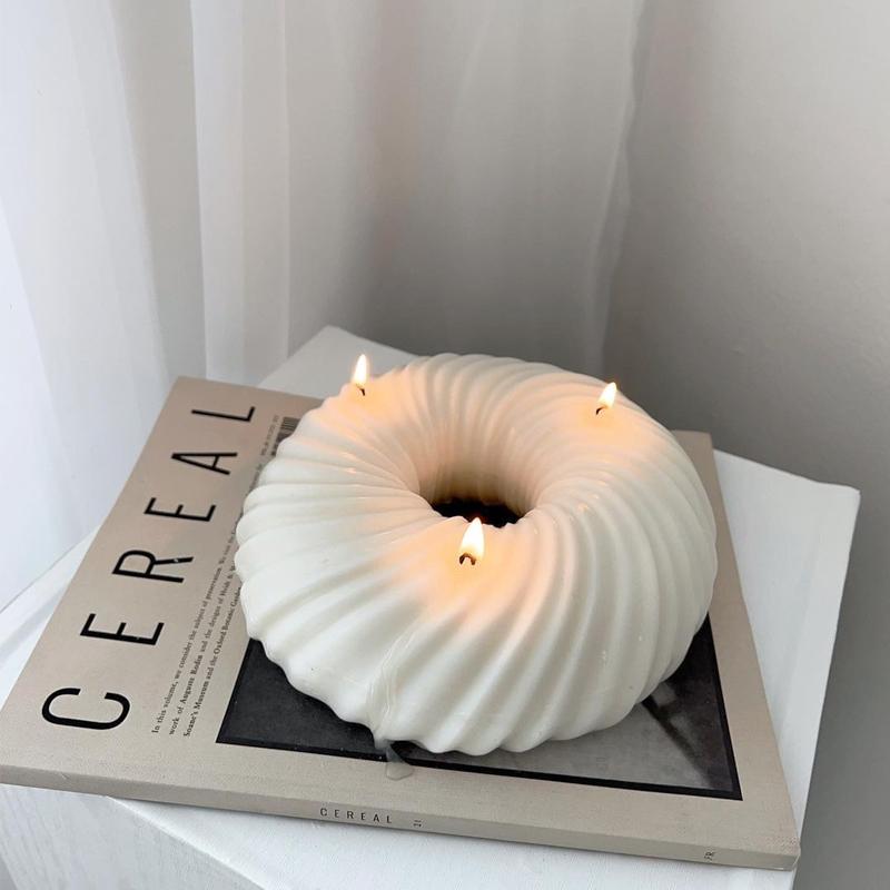 DIY Velká mýdlová svíčka ve tvaru mraku Silikonová forma Mrak Donut Mousse dort Silikonová forma Čokoláda Sušenka Pečicí formy