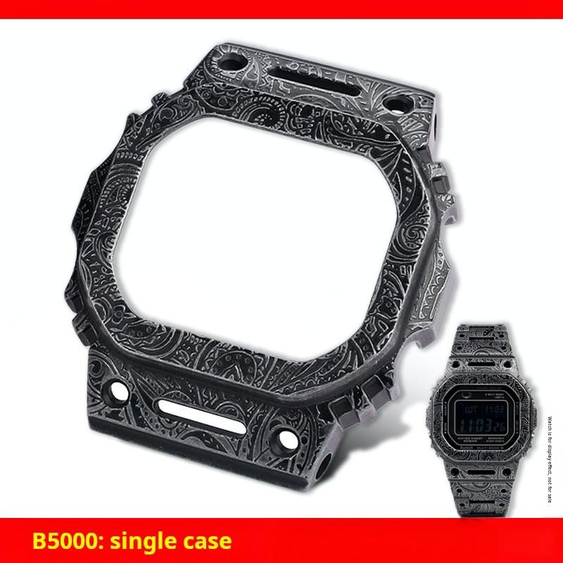 

Для Casio G-Shock 3299 DW5600 DW-5610 Мод-комплект рамки безеля GW-M5610 GMW-B5000 Модифицированный корпус из нержавеющей стали с узором пейсли Ремешок DW-5600