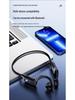2025 X7 Bone Conduction Wireless Over-Ear Bluetooth Headphones with Sports Display & Dual Mode