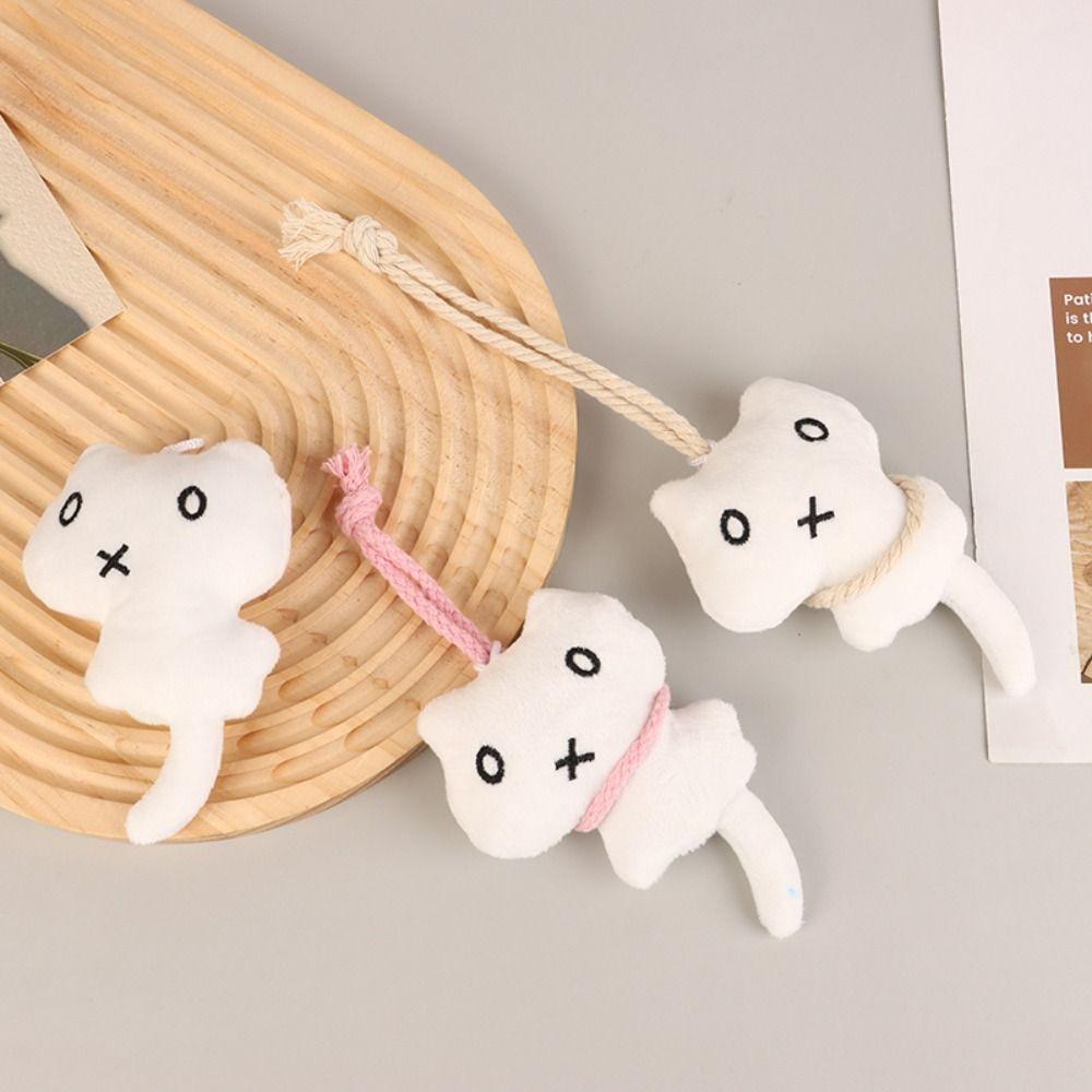 Key Holder Cat Plush Pendant Decorations Stuffed Cat Doll Hanging Kitten Plush  Kid Gifts