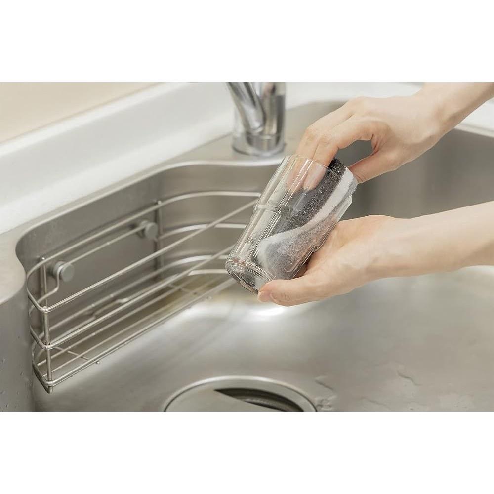 Seiei Monotone Kitchen Sponges 5pcs, Long-lasting Soft Type, 3x6.3x12cm