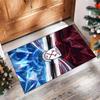 Tappeto in Velluto di Cristallo con Stampa del West Ham United Football, Comodo Assorbente d'Acqua Antiscivolo Tappeto per Pavimenti Interni