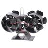SF167T 12 Blade Fireplace Fan Dual Motors for Wood Log Fire Heat Powered Fans