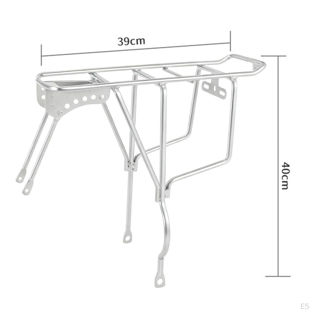 Rear Rack Back Seat Solid Bracket Cargo Carrier for Food Delivery Outdoor Cycling Equipment Riding