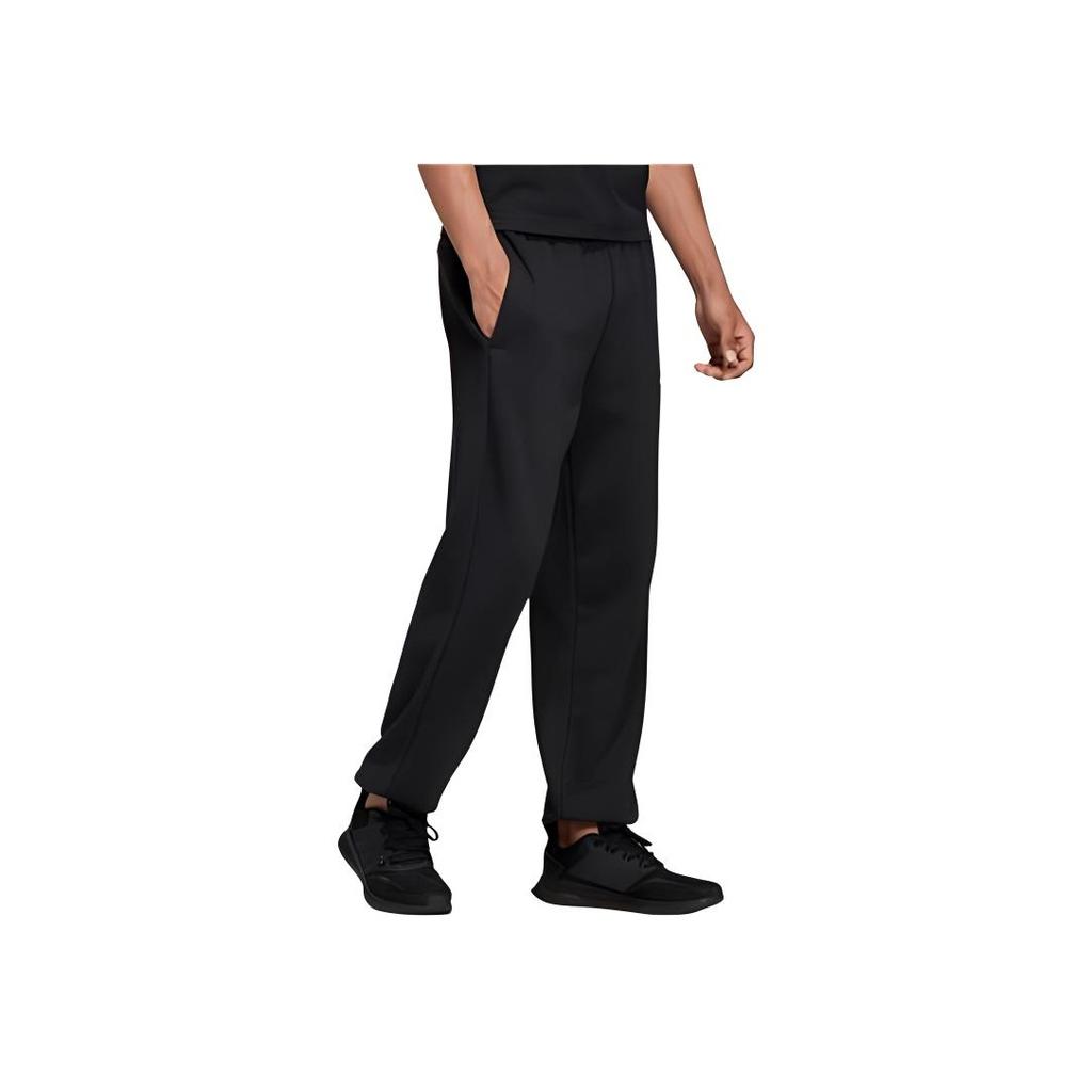 Adidas Essential Plain Sweatpants Men Bottoms Black DU0371
