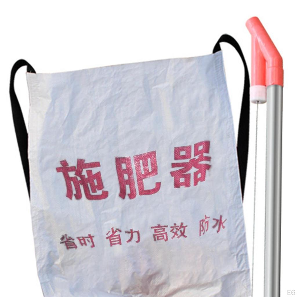 Back Carrying Woven Bag Manual Spreader 10 Kg Capacity for Agricultural Use Sturdy Multipurpose