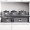 Cationic 5-Piece Bowl & Dish Storage Set with Round Zippered Lids