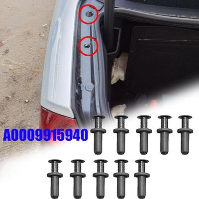 10x forro de porta traseira de carro, tampa do porta-malas, clipe de painel de guarnição para mercedes benz e-class w211 c-class w204 a0009915940 0009915940