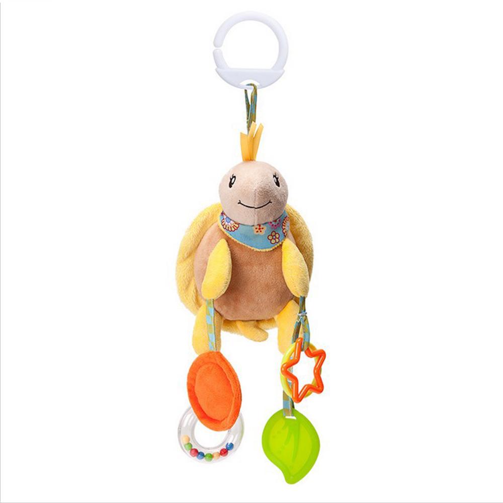 Stuffed Animals Baby Toys Rattles Music Mobile Doll Bed Bell Infant Stroller Hand Bells Plush Toy