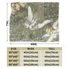 Tinker Bell Cartoon Knitted Blankets Velvet Animated Fantasy Film Super Soft Throw Blankets for Bedroom Sofa Bedspread