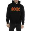 AC/DC Sweat à capuche en coton avec logo pour homme