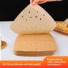 100Pcs Air Fryer Paper Disposable Air Fryer Parchment Kraft Paper Liners Non-Stick Steamer Liners For Oven Microwave Steaming