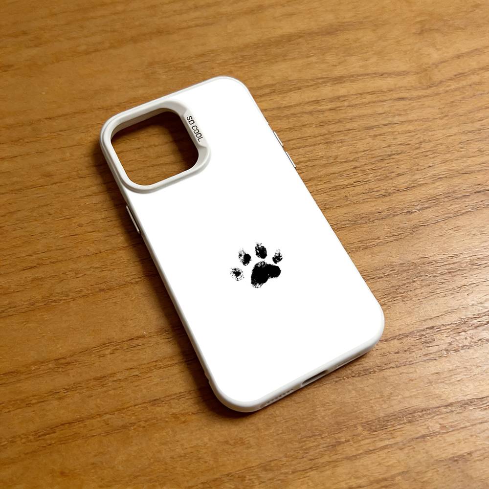 Puppy Paw Pattern Phone Case for iPhone 17 16 15 14 13 12 11 Pro Plus Max Air Mini X XS Soft Silicone Cover