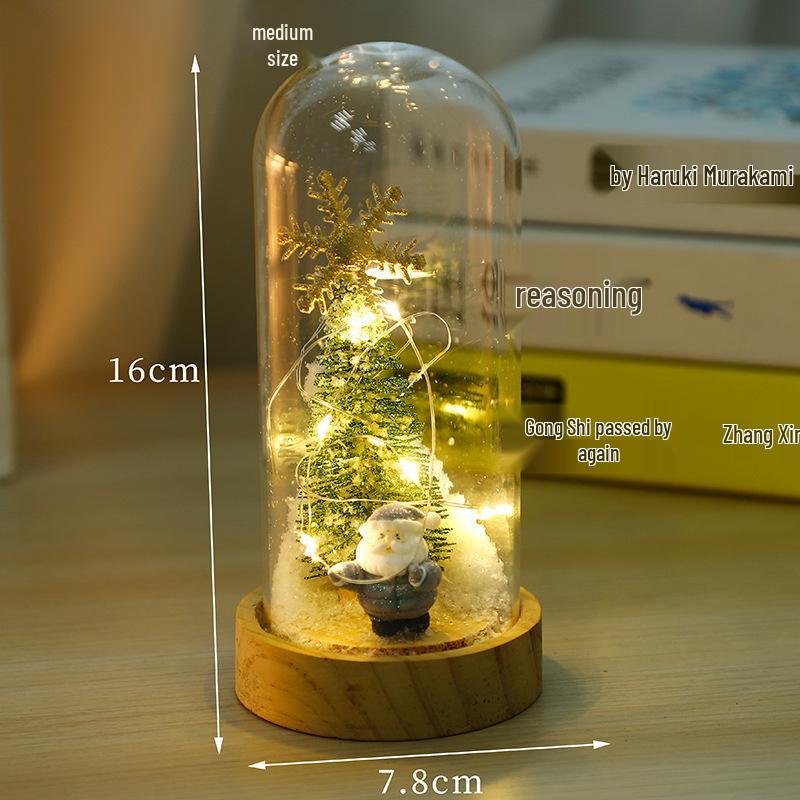LED Weihnachtsmann Weihnachtsbaum Glas Lampenschirm Geschenk