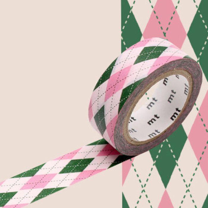 Masking Tape MT Scottish Pink/green
