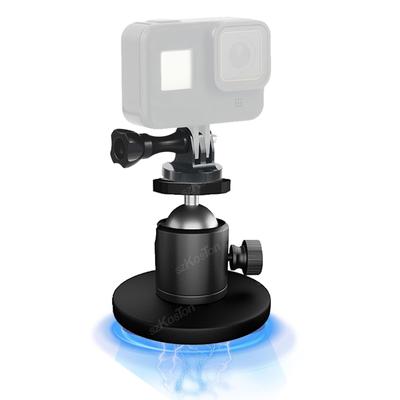 Silný magnetický držiak na prísavku do auta Kovový držiak kamery pre GoPro 13 12 11 10 9 Insta360 X4 X3 GO 3S DJI OSMO Action 5