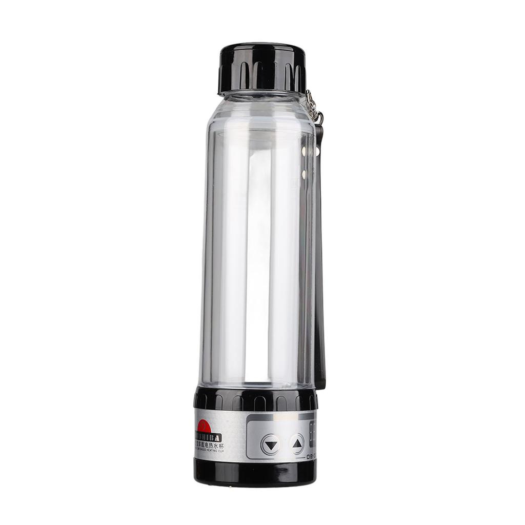 Car Electric Kettle 12V 24V Transparent Car Water Kettle 280ml Large Capacity Portable Multifunctional Water Boiler