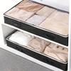 Extra-Large Under Bed Storage Bag - Thickened Non-Woven Fabric, Breathable & Foldable  for Clothes, Quilts & Linens Space-Saving
