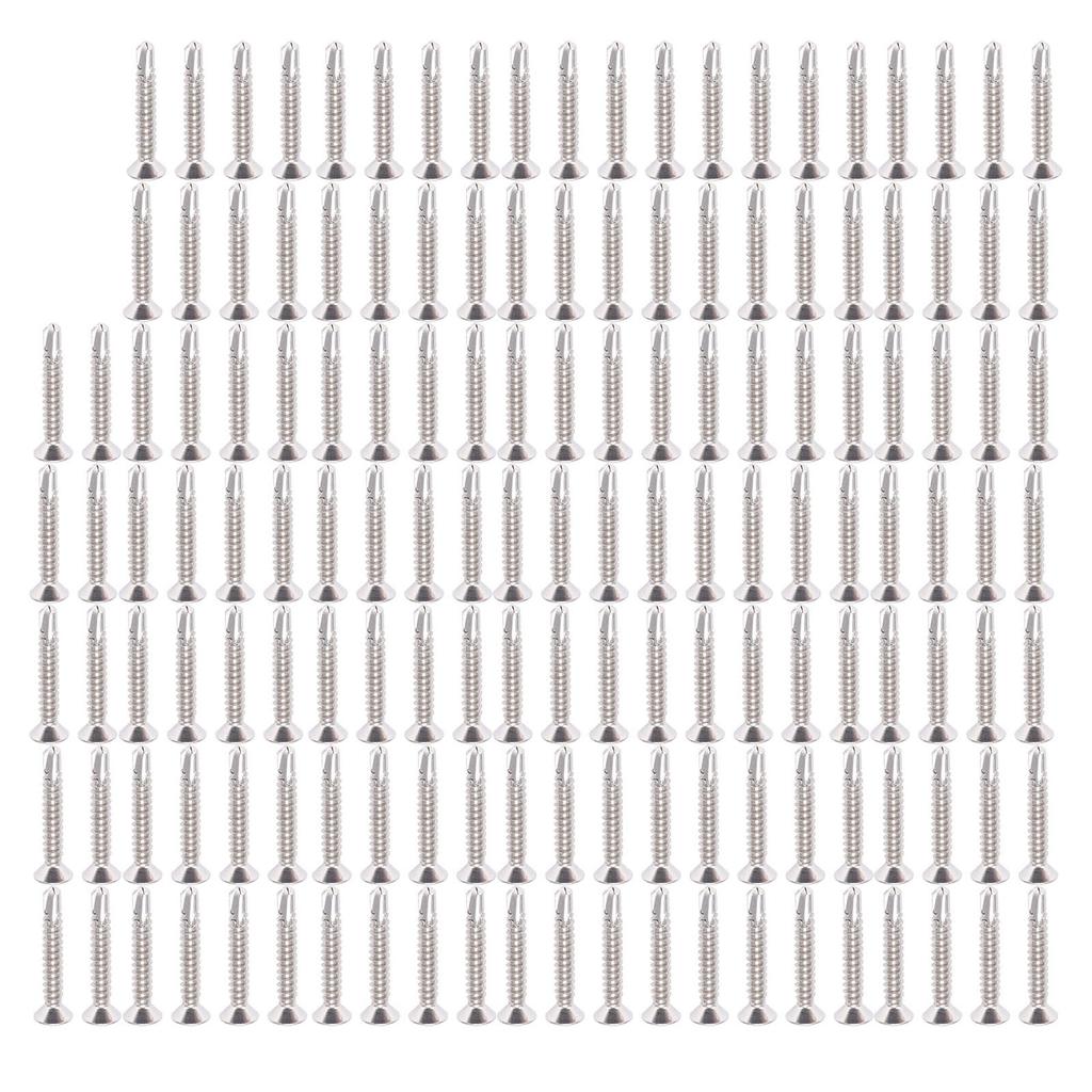 150 ΤΕΜ. Βίδες Τρυπανιού με Σταυροκεφαλή και Κωνική Κεφαλή 304 Ανοξείδωτο Ατσάλι Αντικατάσταση Βίδας Ονομαστική 32mm M4.8 16