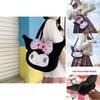 Adorable Kuromi Plush Handbag For Women And Girls Featuring Cute Kawaii Design