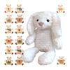 MIHI Plush Toy Christmas Wooden (Bear Shape) Monthly Card Set Animal Fluffy Cuddly Toy First Toy Letter Banner Milestone Photo Gift Baby Shower