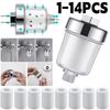 Kit purificador de salida de agua Filtro de grifo universal Filtro de ducha de baño de cocina para agua dura Filtración de alta densidad PP Cotto