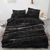 Geometric luxury honeycomb stone pattern 3D printed bedding set queen size 2/3pcs microfiber duvet cover cool style