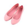 New Women's Summer Shallow Rain Shoes Soft Sole Non Slip Waterproof Flat Sole Slip-On Work Shoes Casual Round Toe Nude Shoes