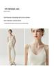 Versatile Women's V-Neck Cashmere Knit Camisole - Slim Fit, Thin Straps
