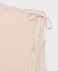 Musinsa Standard Woman Women'S Sheer Crinkle Layered Wrap Skirt_Long [Light Beige]