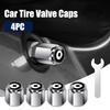 AUA1 4pc/Set Metal Car Wheel Tire Valve Air Stem Cap Covers For Smart Fortwo 451 450 453 EQ Forfour Coupe Auto Styling Accessories